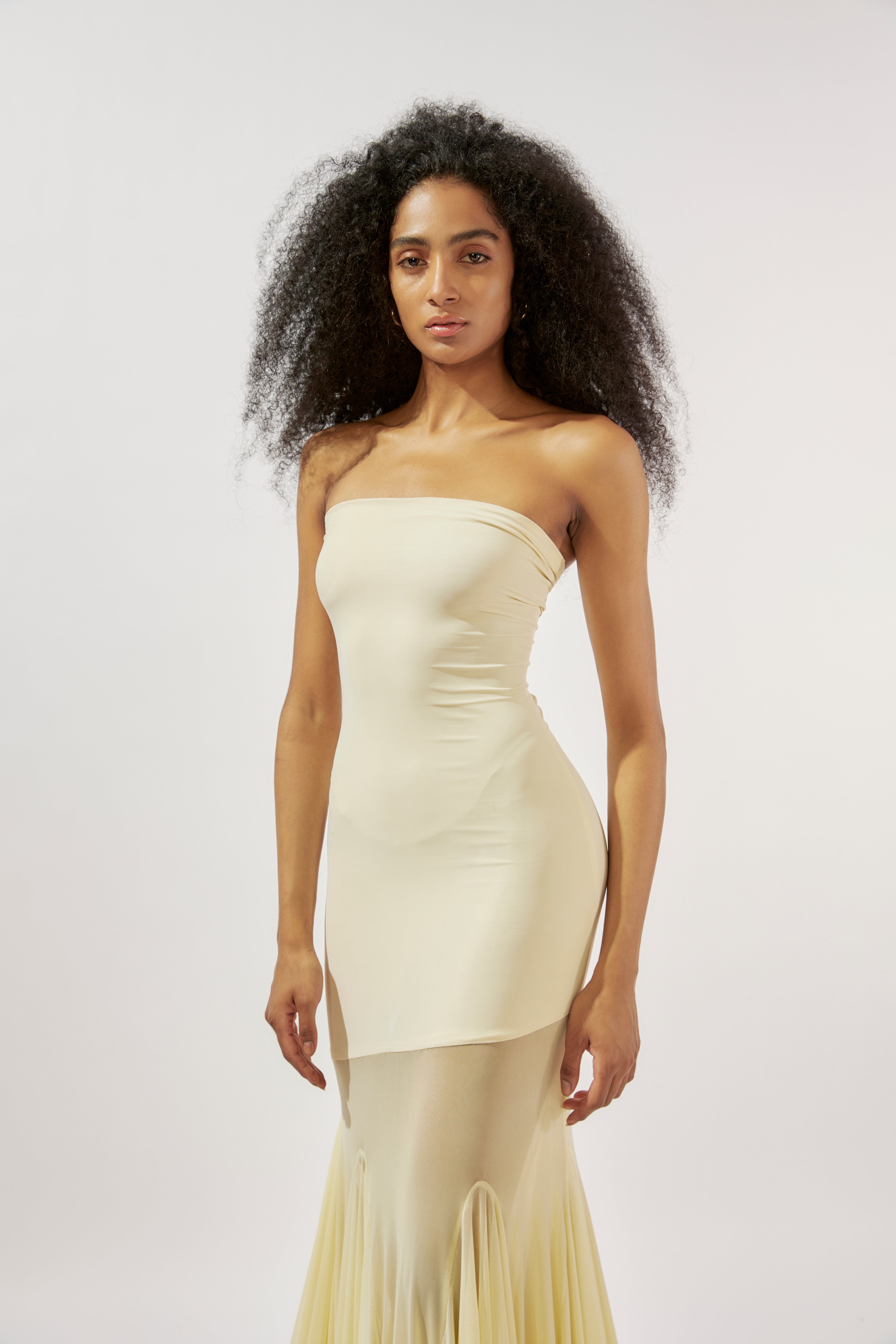 Amara Butter Yellow Gown