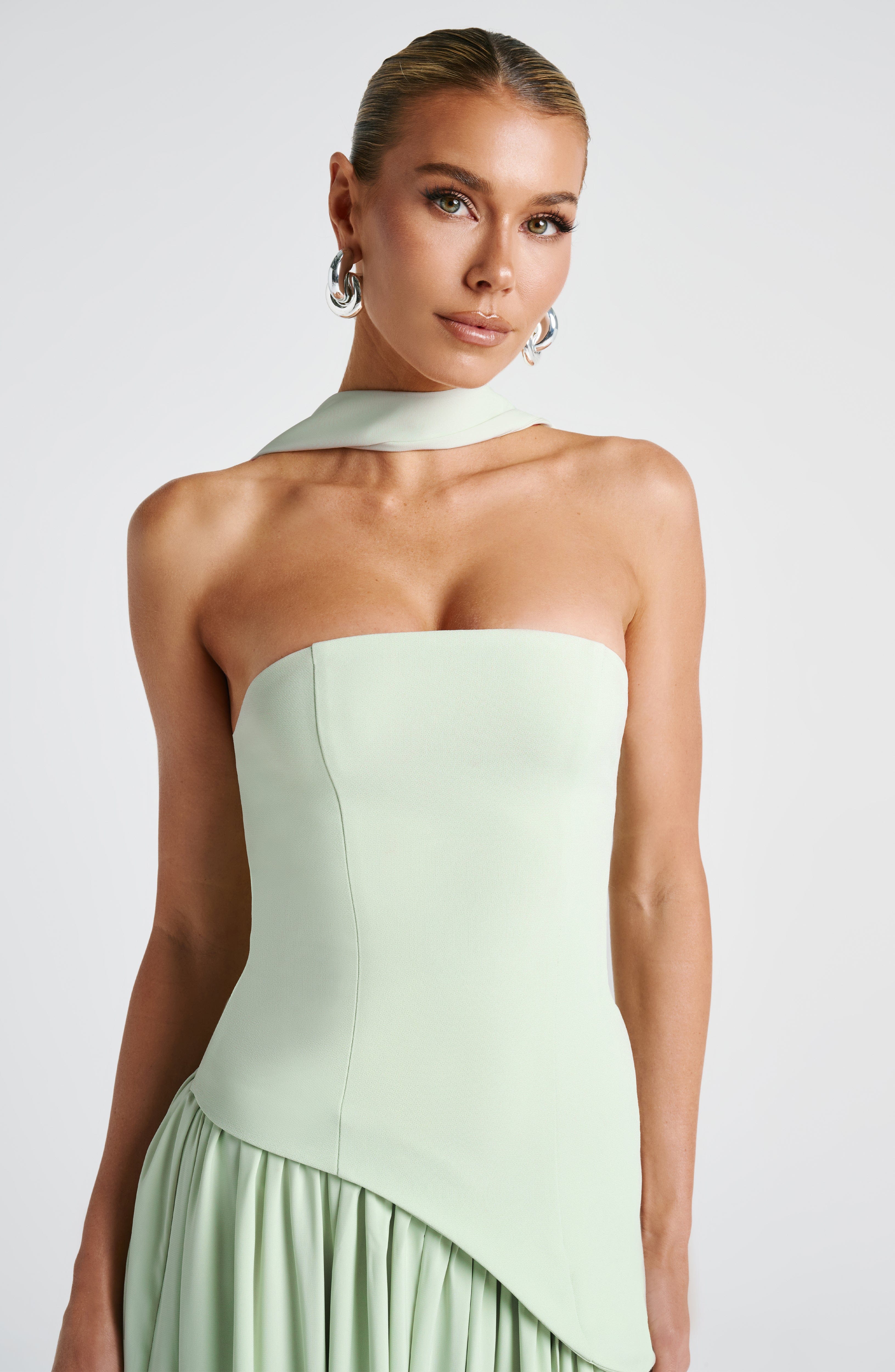 Aurelia Mint Maxi Dress