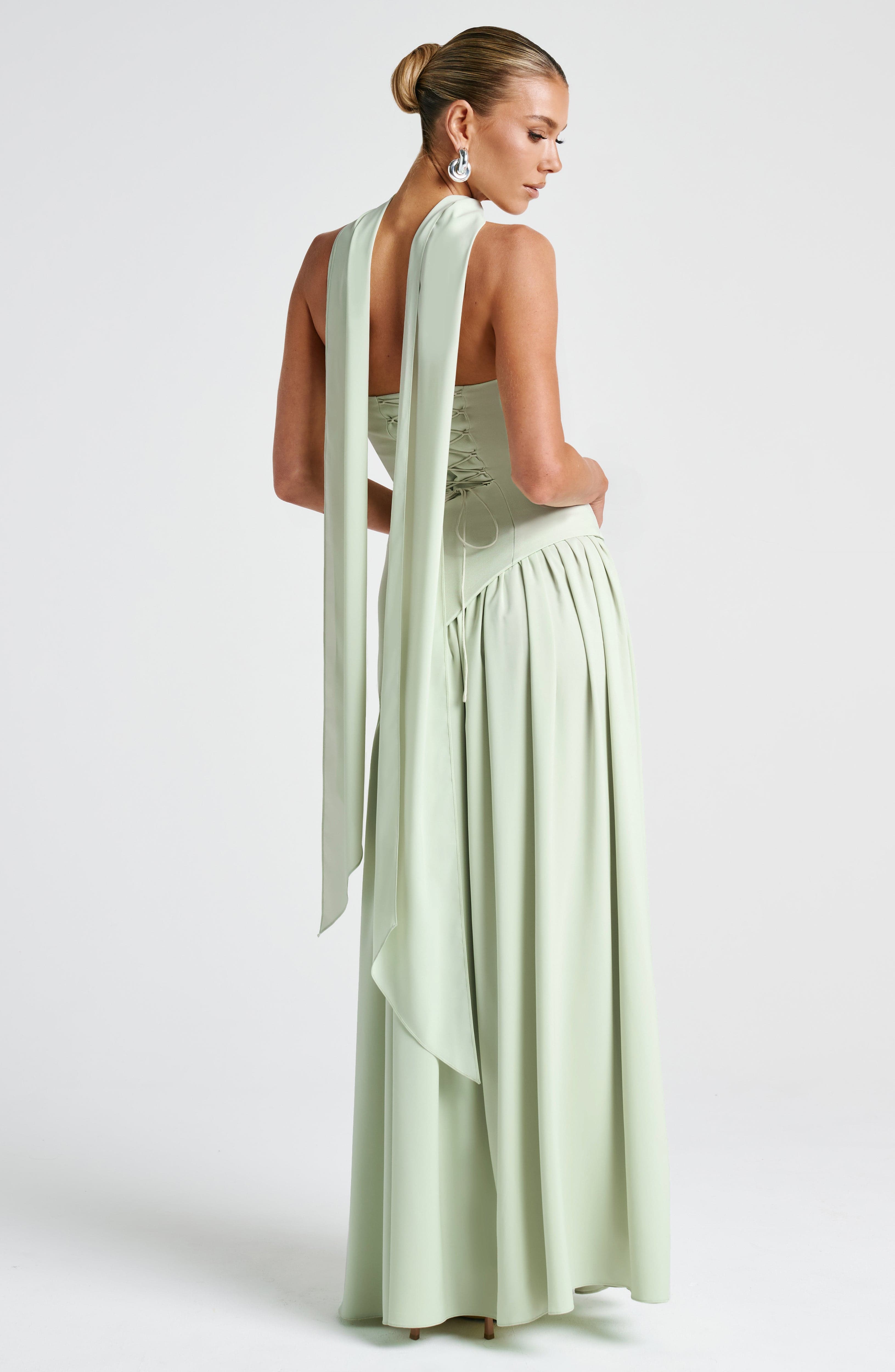 Aurelia Mint Maxi Dress