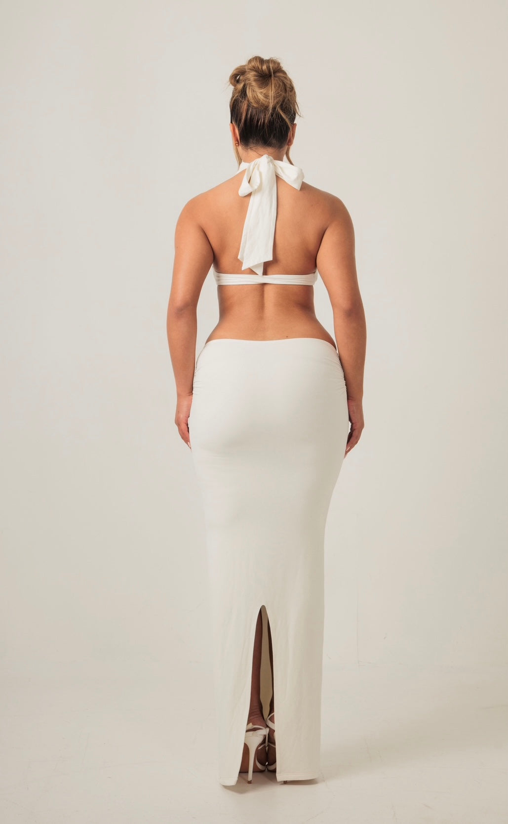 Noor Ivory Knot Maxi